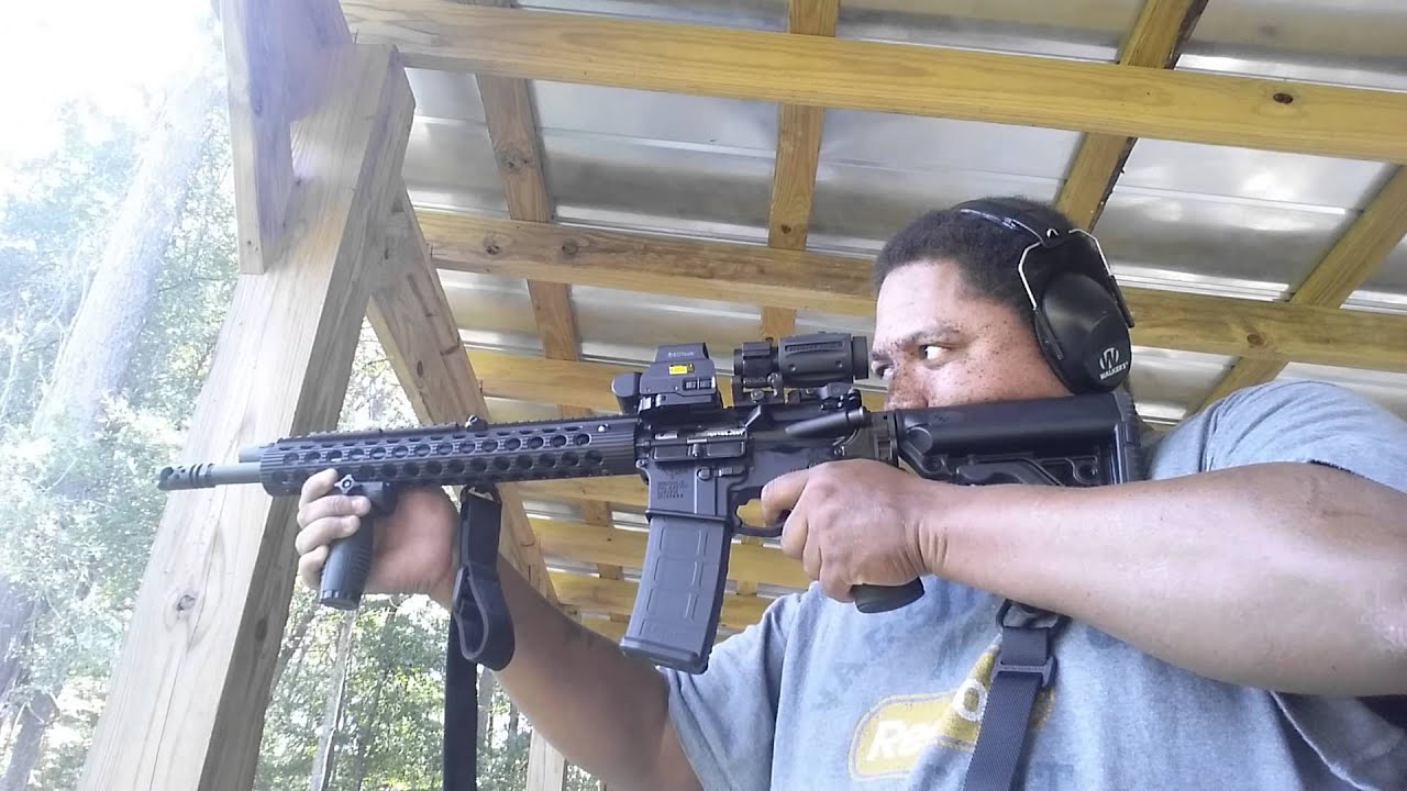 Rock River ar-15 with troy alpha rail and eotech