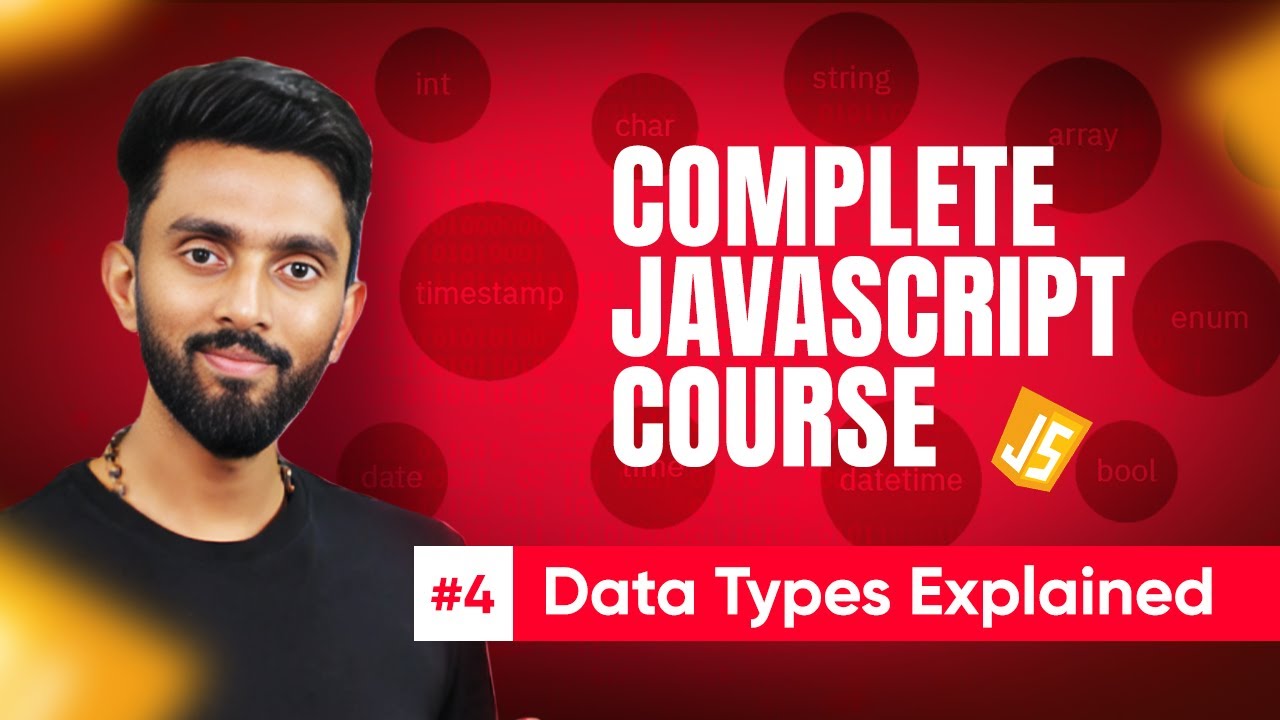 Объяснение типов данных в JavaScript | День 4 | Полный экспресс-курс по JavaScript | Tap Academy