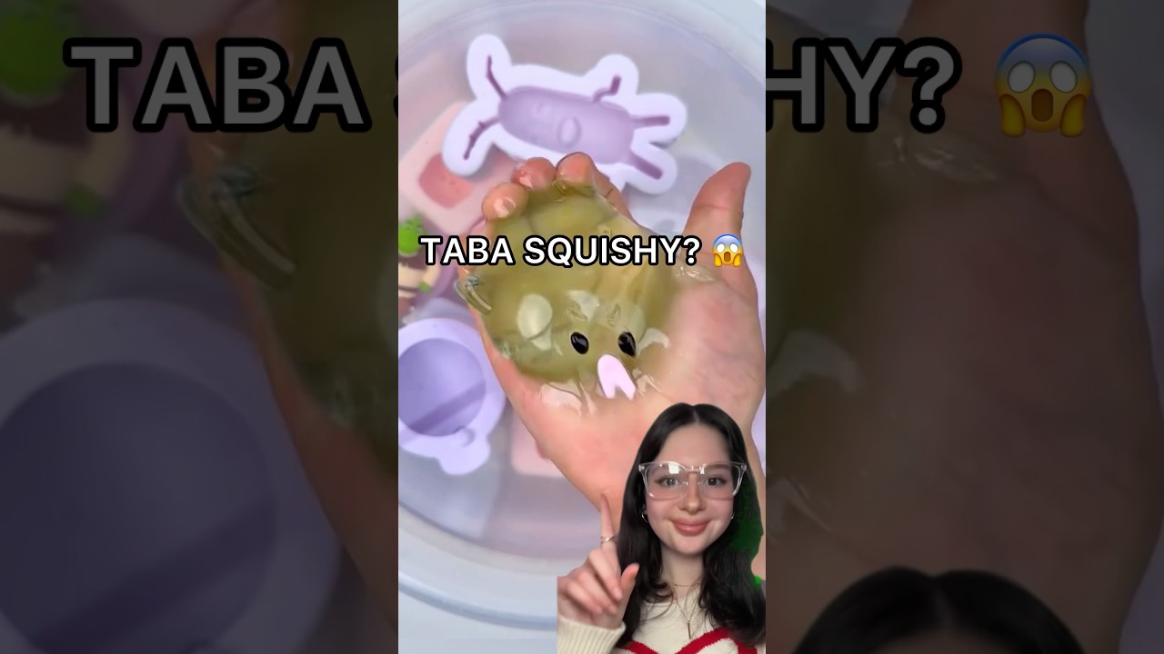 GLITTER GLUE + VASELINE = TABA SQUISHY? 😱🤨💖 *How to Make a Taba Squishy at Home*