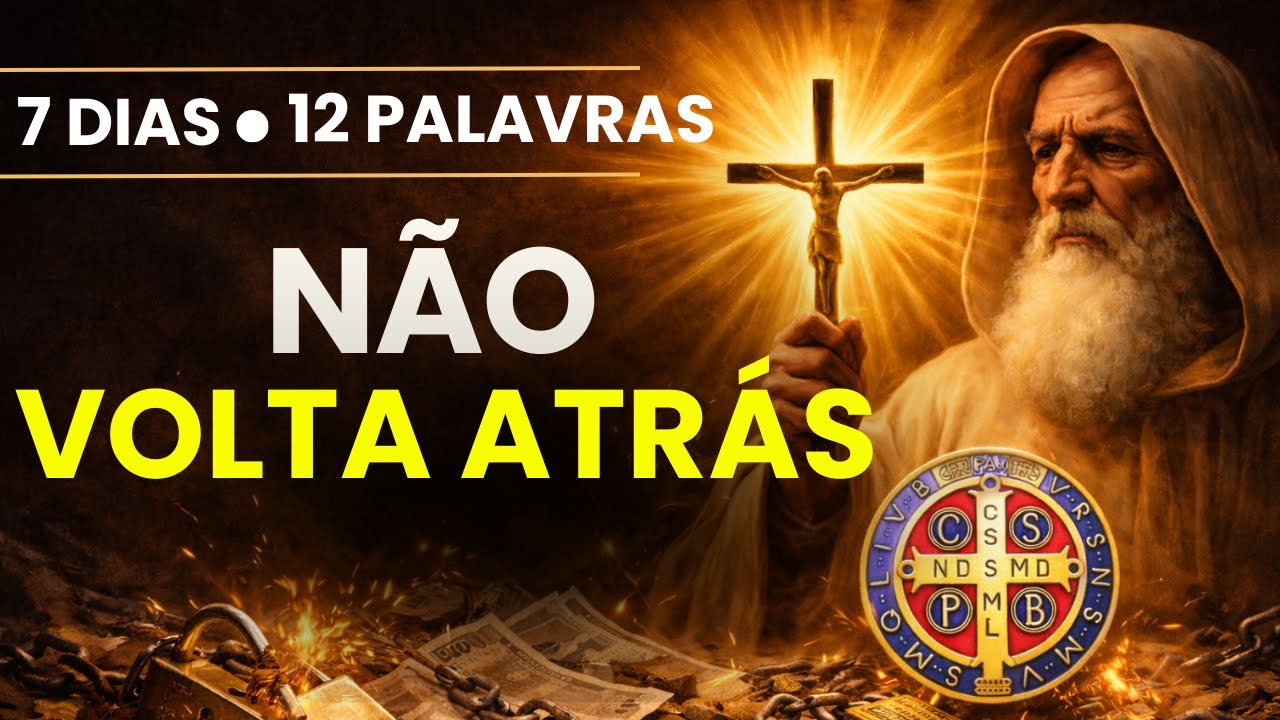 🔒 APÓS ESTA ORAÇÃO, NADA VOLTA A SER COMO ANTES | 12 PALAVRAS DE SÃO BENTO – DIA 7