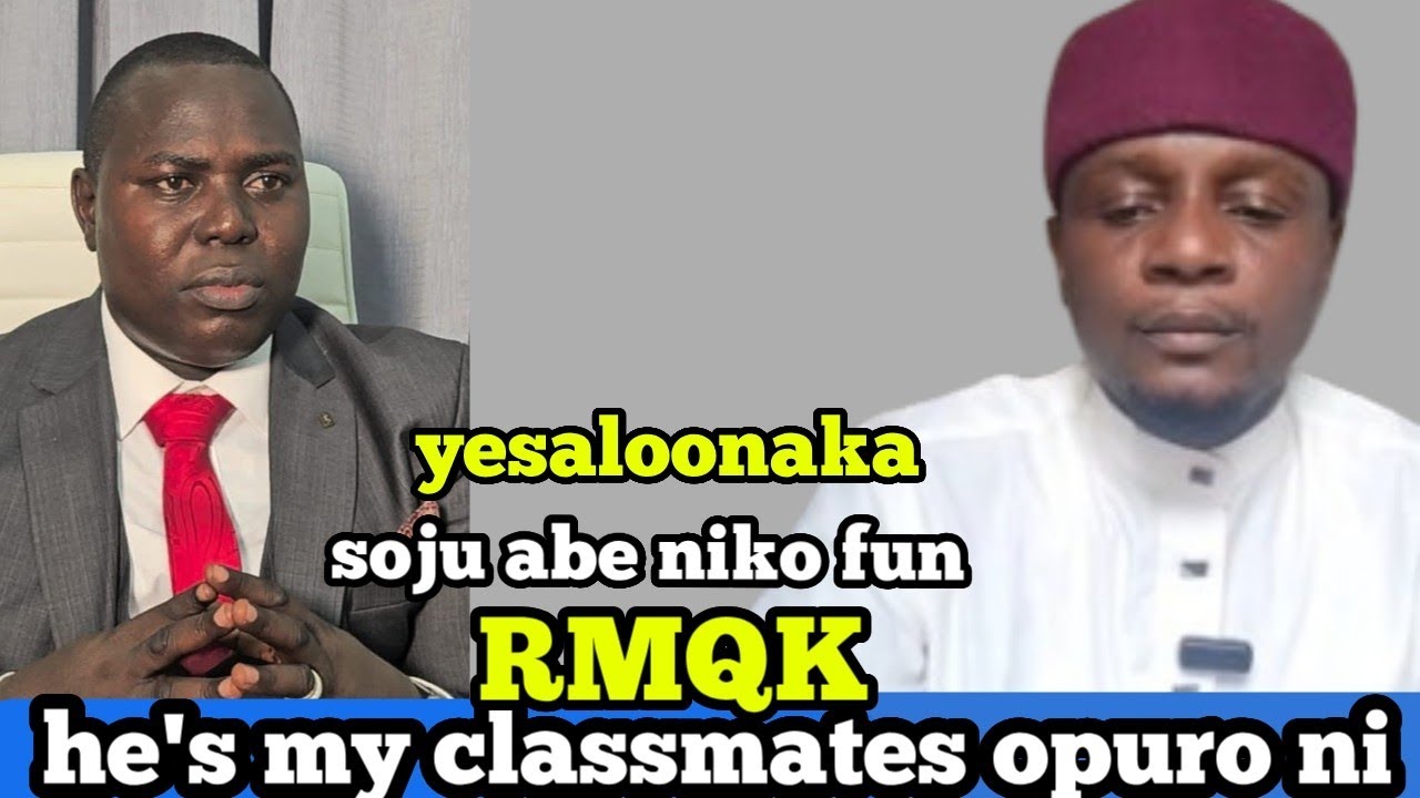 Yesaloonaka soju abe niko fun RMQK I know him very well he Also knows me opuro no won