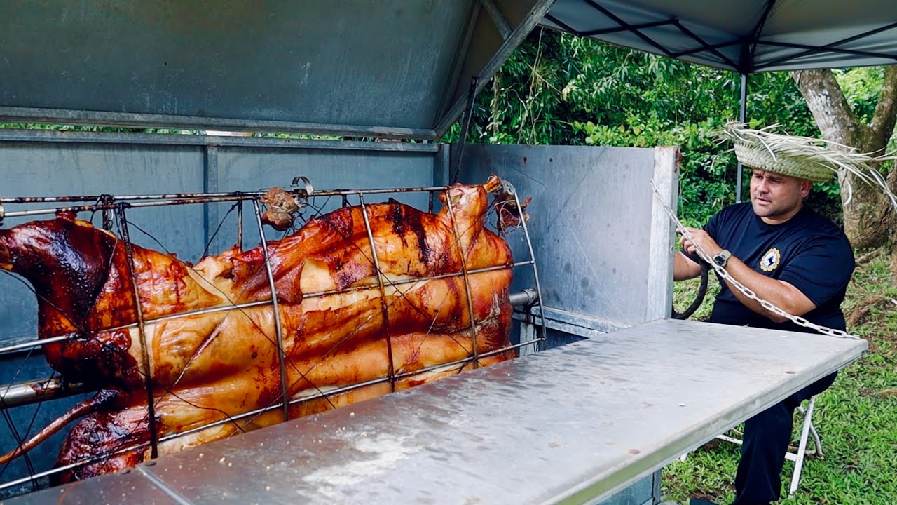LLENO TOTAL ENCUENTRO CON EL JIBARO MODERNO EN EL CAMPO!! LECHON A LA VARA, FOGON Y LEÑA
