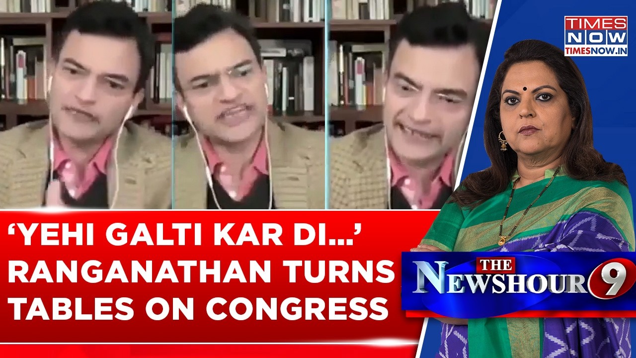 Savage Anand Ranganathan Goes Ballistic After ‘Trigger’ Moment | Congress Cornered On-Air | Watch