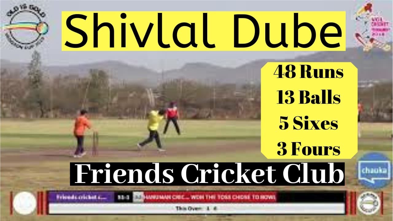 Superb Hitting | Aggressive Batting | Shivlal Dube | Player Highlights | 48 runs from 13 balls