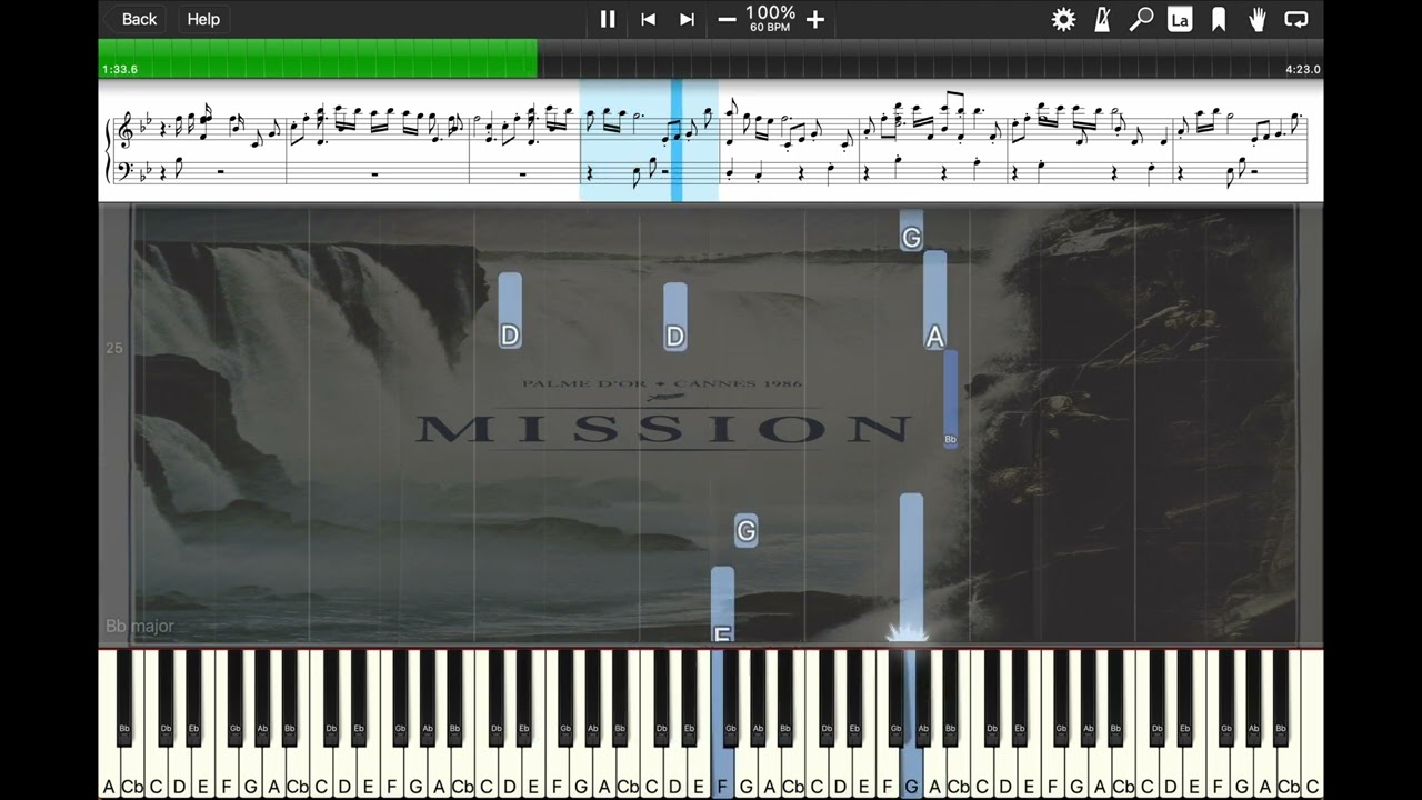Falls/Gabriel's Oboe - The Mission Medley [Piano Tutorial]