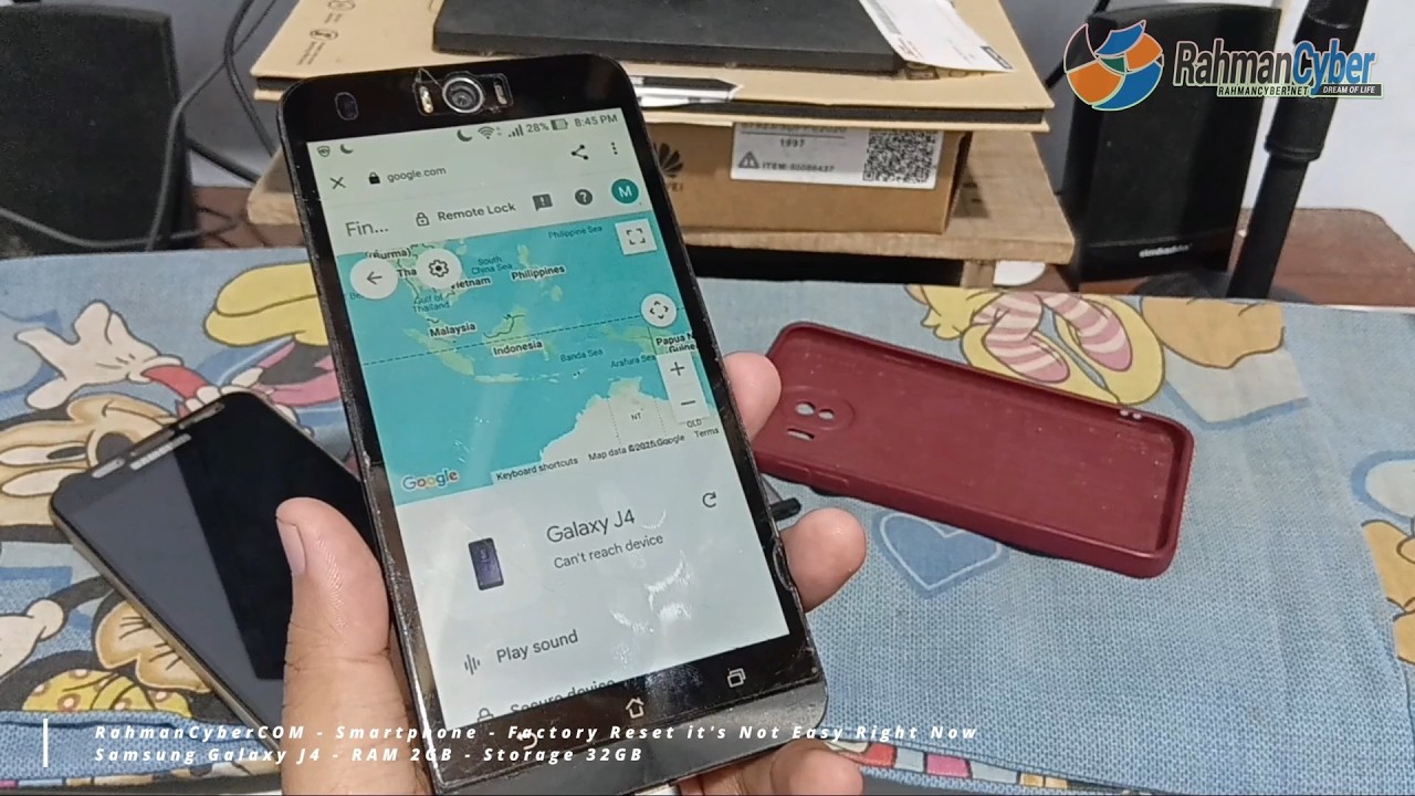 Nostalgia! Factory Reset Samsung Galaxy J4 2018 + Aturan Baru Google Android