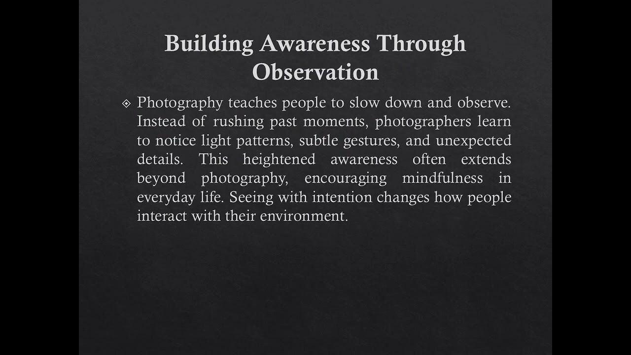 How Photography Shapes Perspective, Memory, and Everyday Experiences