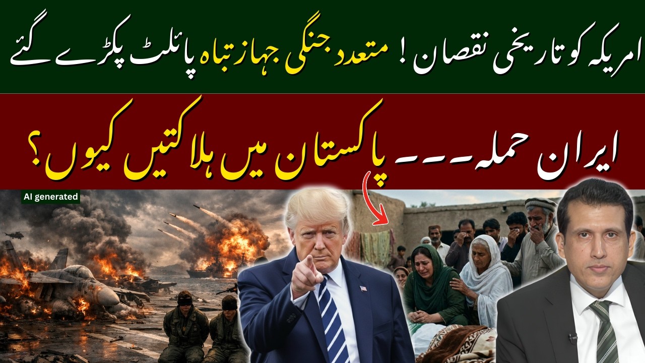 Iran’s Deadliest Attack on USA: F-15 jets crashed | Why Pakistani Died in Anti-American Protests?