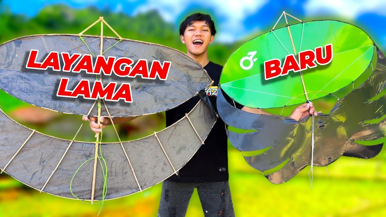 LAYANGAN MUSIM KEMARIN DITERBANGKAN LAGI !!! APAKAH PATAH DI UDARA?? 😨