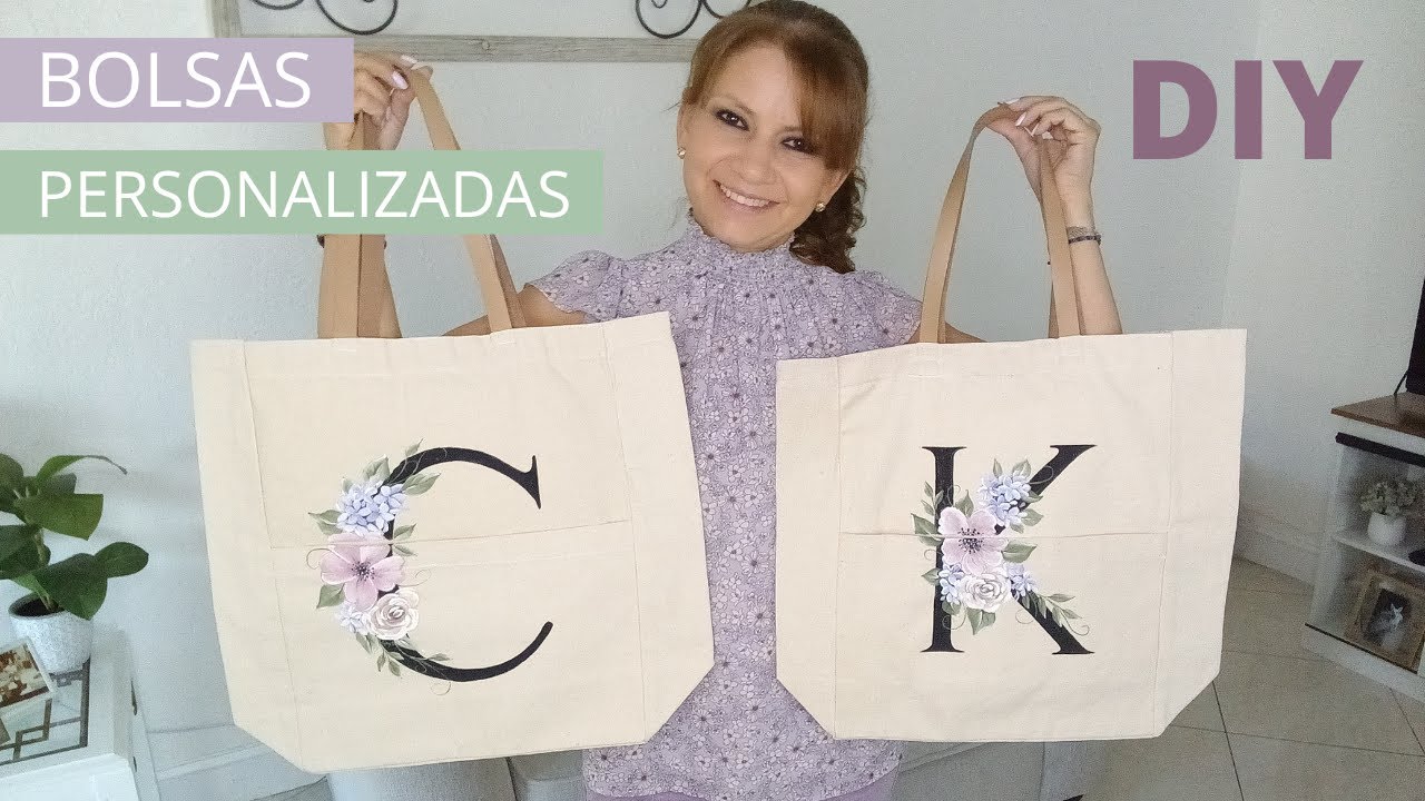 Como pintar Bolsas Personalizadas para regalar y vender !😃