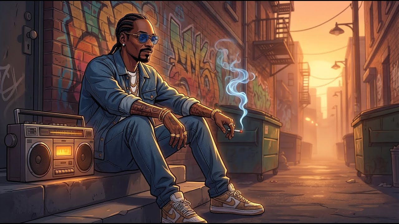 Relaxing Chill Rap (1 Hour) 🎧 Smooth Vocals | Sunset Coast & Late Night City Drive