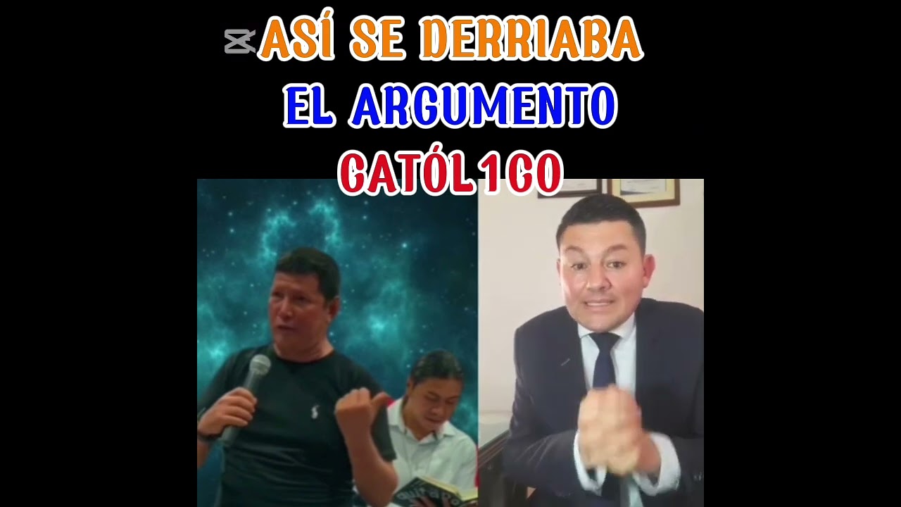 ASI SE DERRIBA EL ARGUMENTO CATOLICO