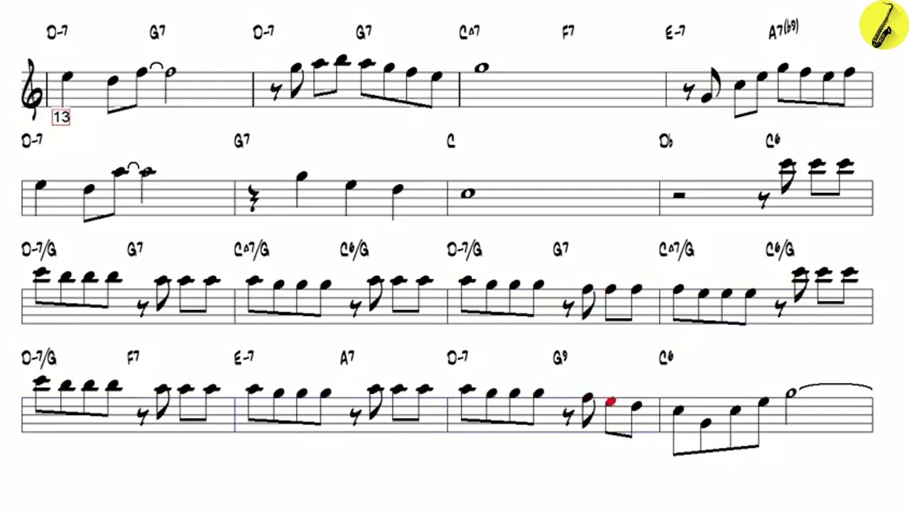 Cherry Pink Louiguy 1950 Cha Cha -  Alto Sax