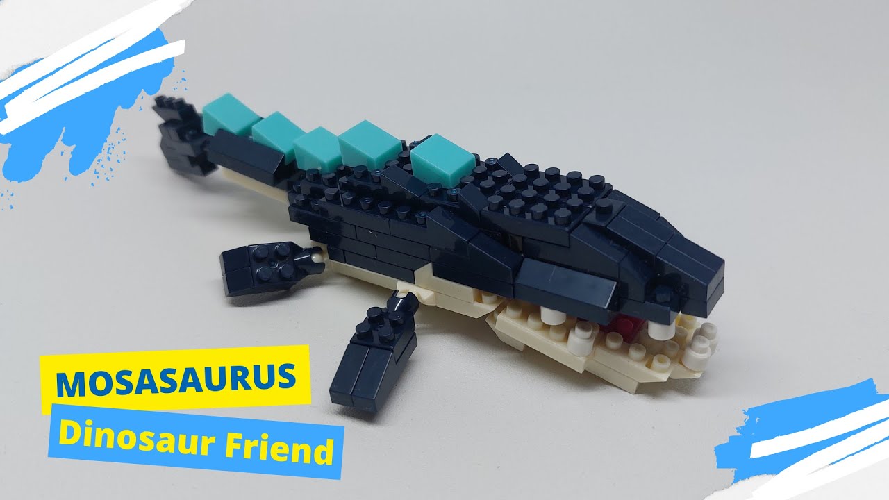 DAISO Mosasaurus | Dinosaur Block | Lego | Petit Block #build #block #brick #lego