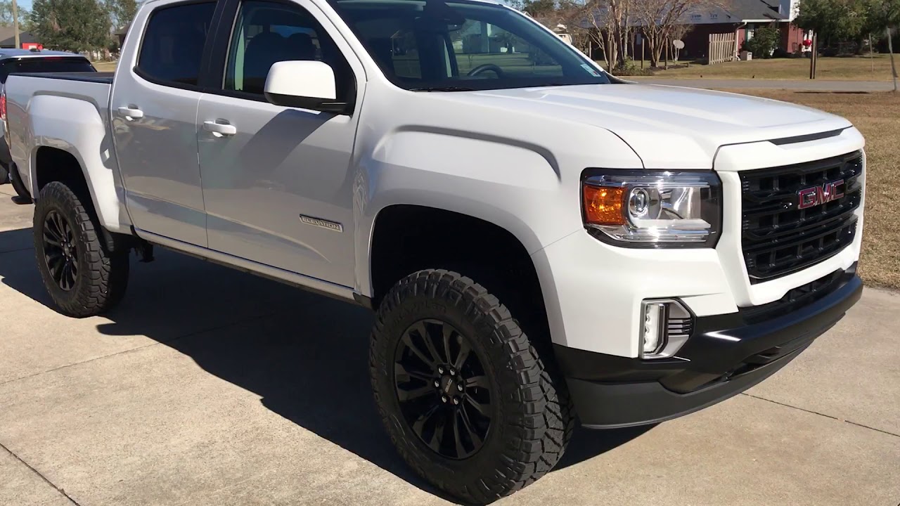 2021 GMC Canyon Elevation Edition with 4” lift
