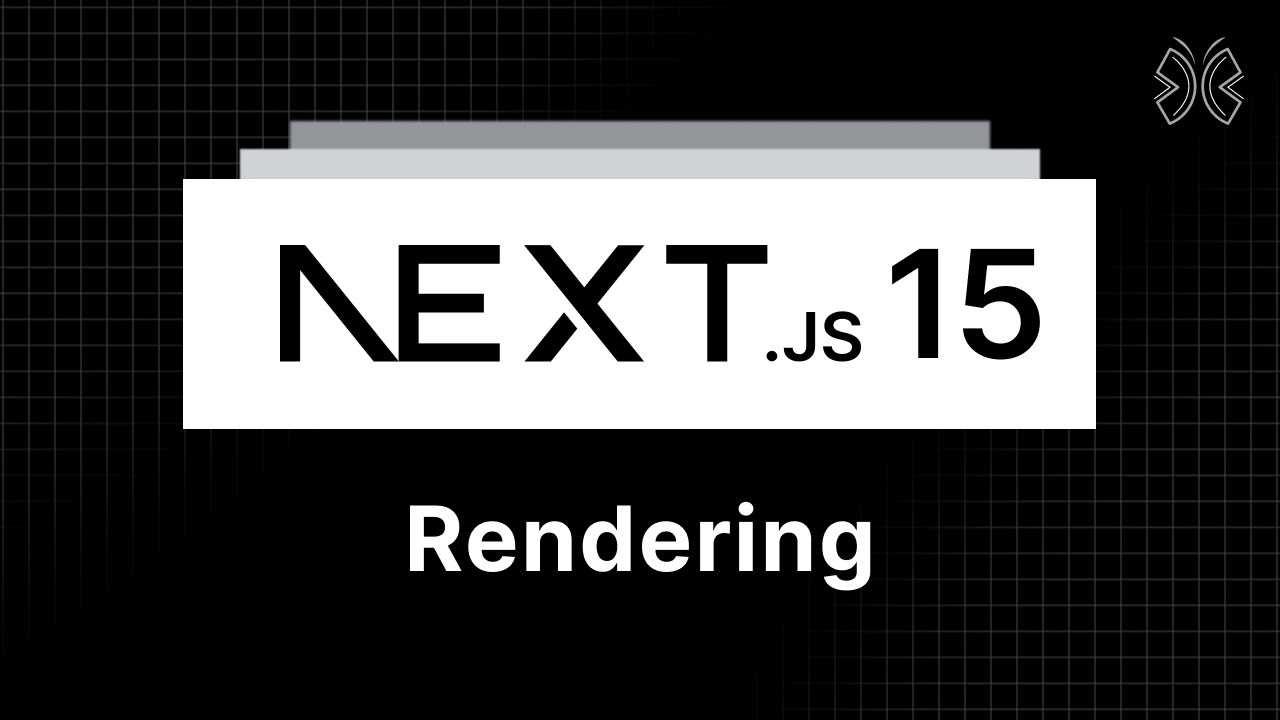 Next.js 15 Tutorial -  47 - Rendering