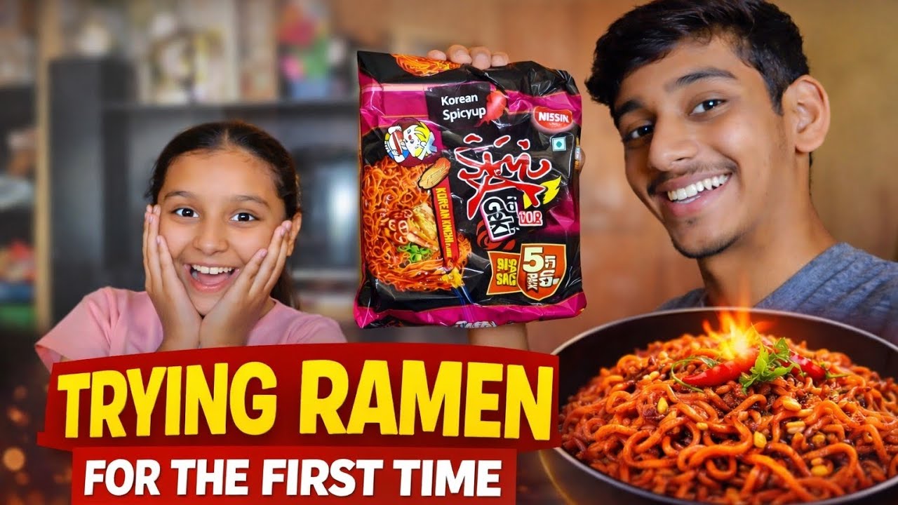 TRYING RAMEN FOR THE FIRST TIME 