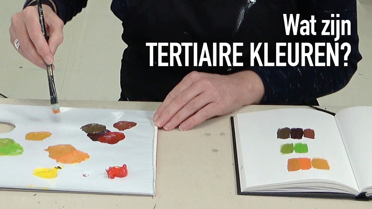 Wat zijn tertiaire kleuren? Tussen- of 