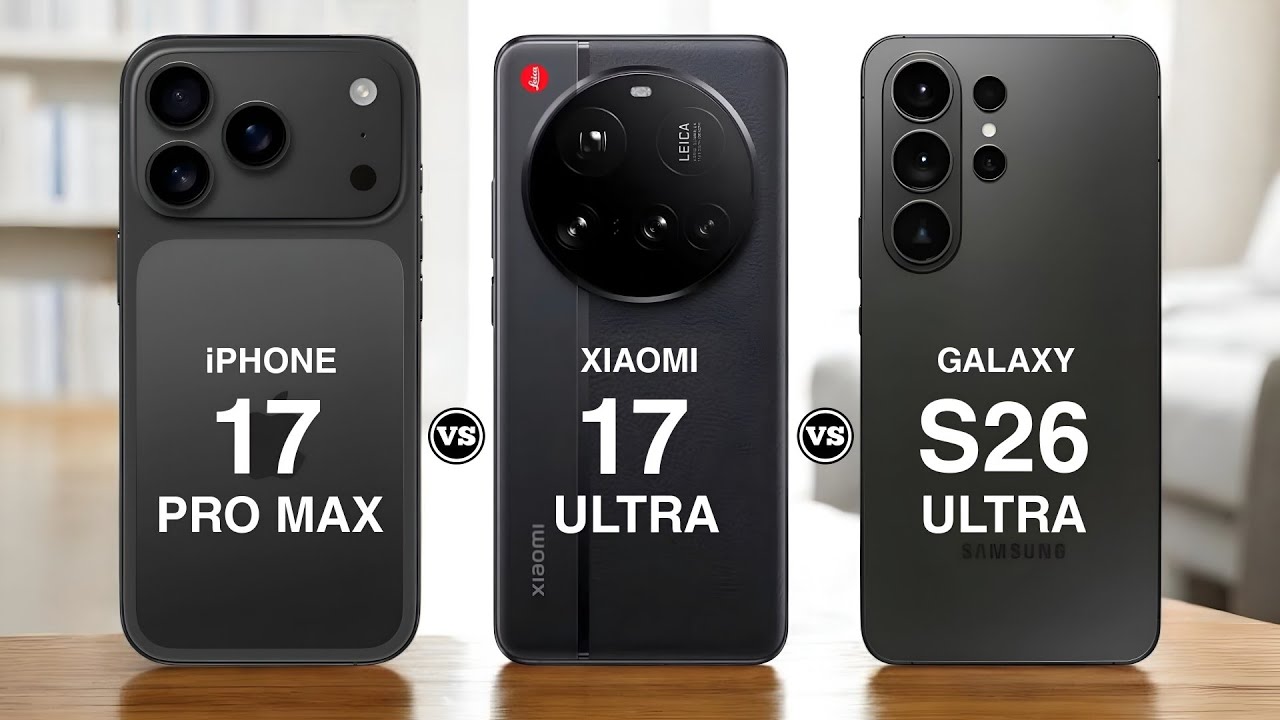 Galaxy S26 Ultra против iPhone 17 Pro Max против Xiaomi 17 Ultra &mdash; полный обзор характеристик🔥