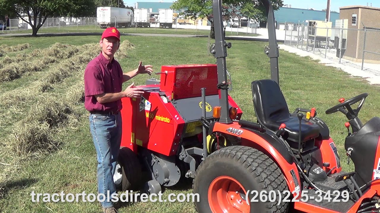 Tractor Tools Direct - Tedding, Raking, and Baling demonstration