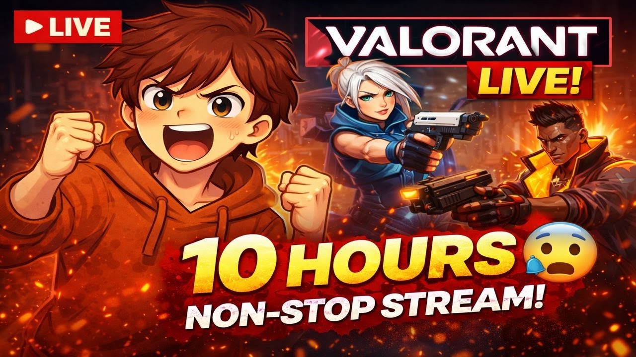 🔴AA JAO PHIR SE | VALORANT INDIA LIVE #10hours #streamer
