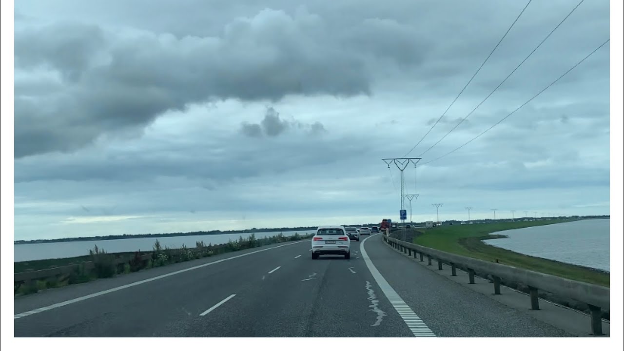Driving through Rømø #island in #denmark  🇩🇰 Destination #Rømø beach 