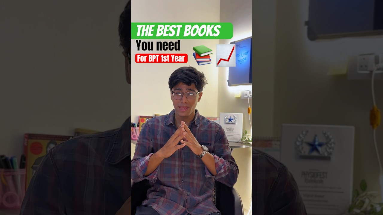 The ULTIMATE Book Guide for 1st Year BPT Students (Physiotherapy Freshers MUST Watch!) 📚