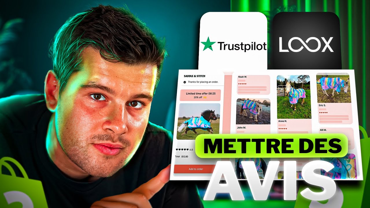 SHOPIFY : COMMENT AJOUTER des AVIS SUR SA BOUTIQUE (+ IMPORTATION avis Aliexpress)
