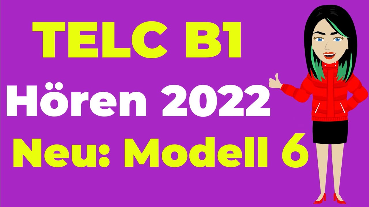 TELC B1 Hören 2022 | ( DTZ ) Prüfung Hörverstehen: Neu Modell 6