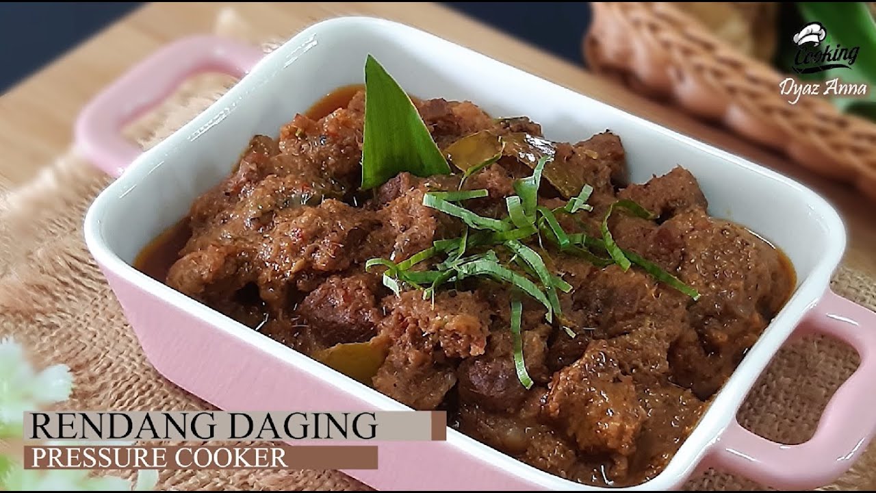 Rendang Daging Pressure Cooker | Menu Wajib Di Hari Raya..