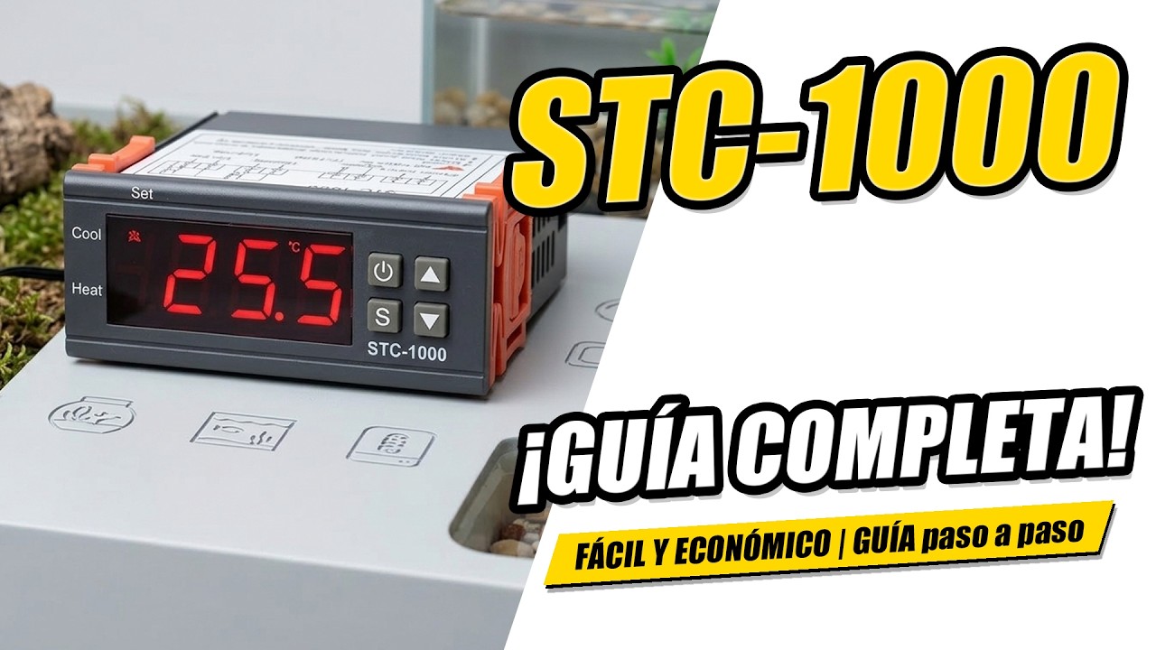 CONEXIÓN y CONFIGURACIÓN termostato STC 1000 🐣