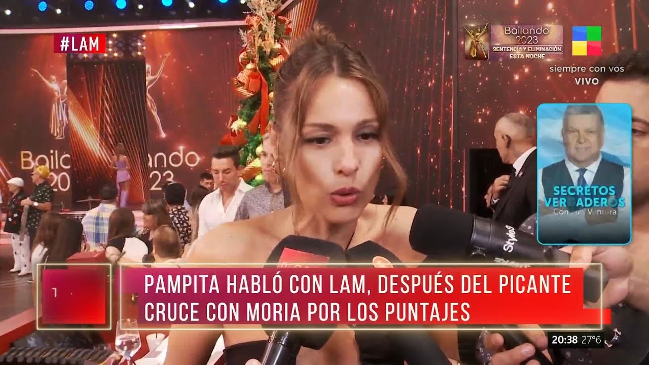 💥 Pampita y Moria Casán hablaron después de la pelea en vivo
