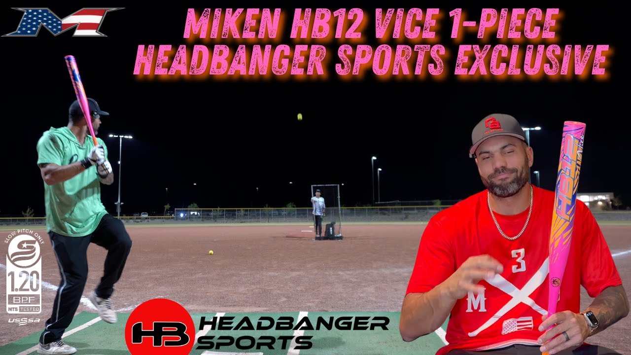 Miken HB12 Vice 1-Piece | Headbanger Sports Exclusive | USSSA Slowpitch Bat Review