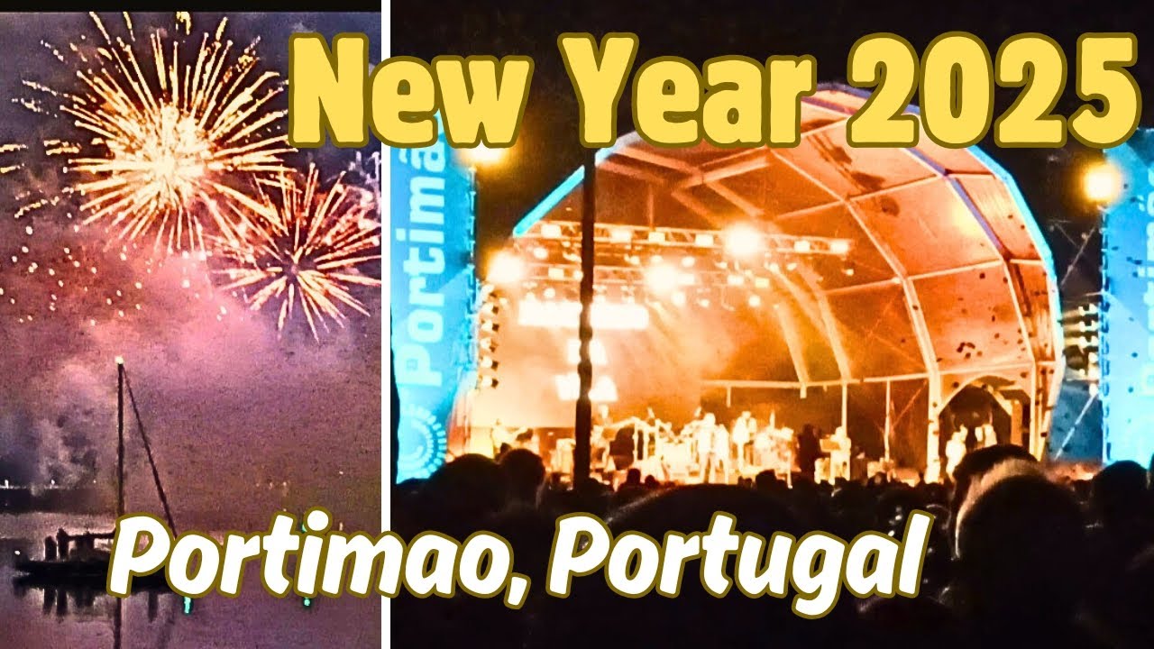 NEW YEAR'S EVE | PORTIMAO, PORTUGAL #newyear #fireworks #portugal