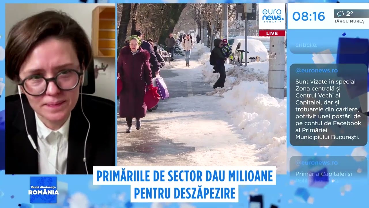 Zeci de milioane de euro pe an, pentru deszăpezirea Bucureștiului: cât plătesc primăriile de sector
