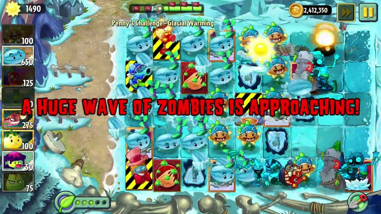 PvZ2 Reflourished Penny's Challenge: Glacial Warming