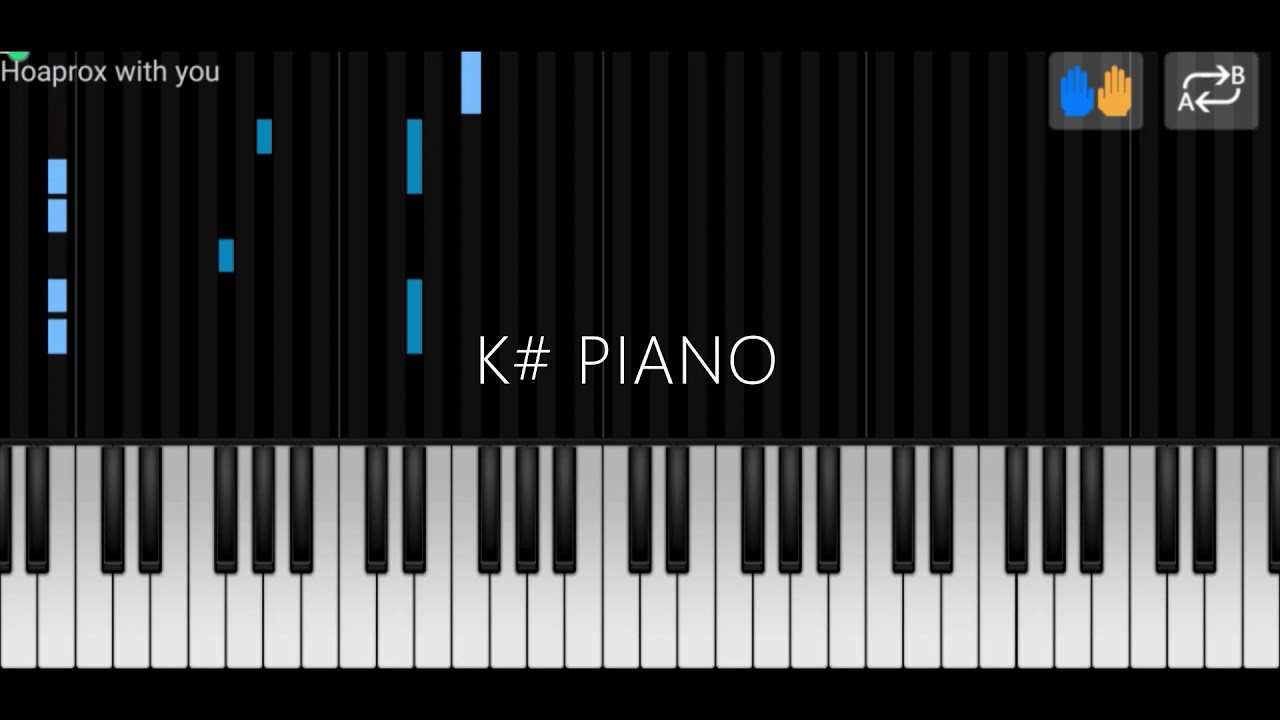 With You (NGẪU HỨNG) - Hoaprox, Nick Strand & Mio Piano version/tutorial