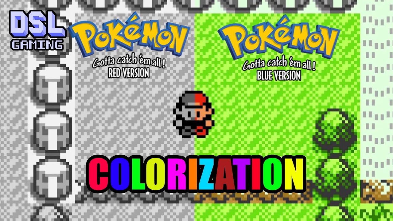Pokemon Red and Blue.... IN COLOR!