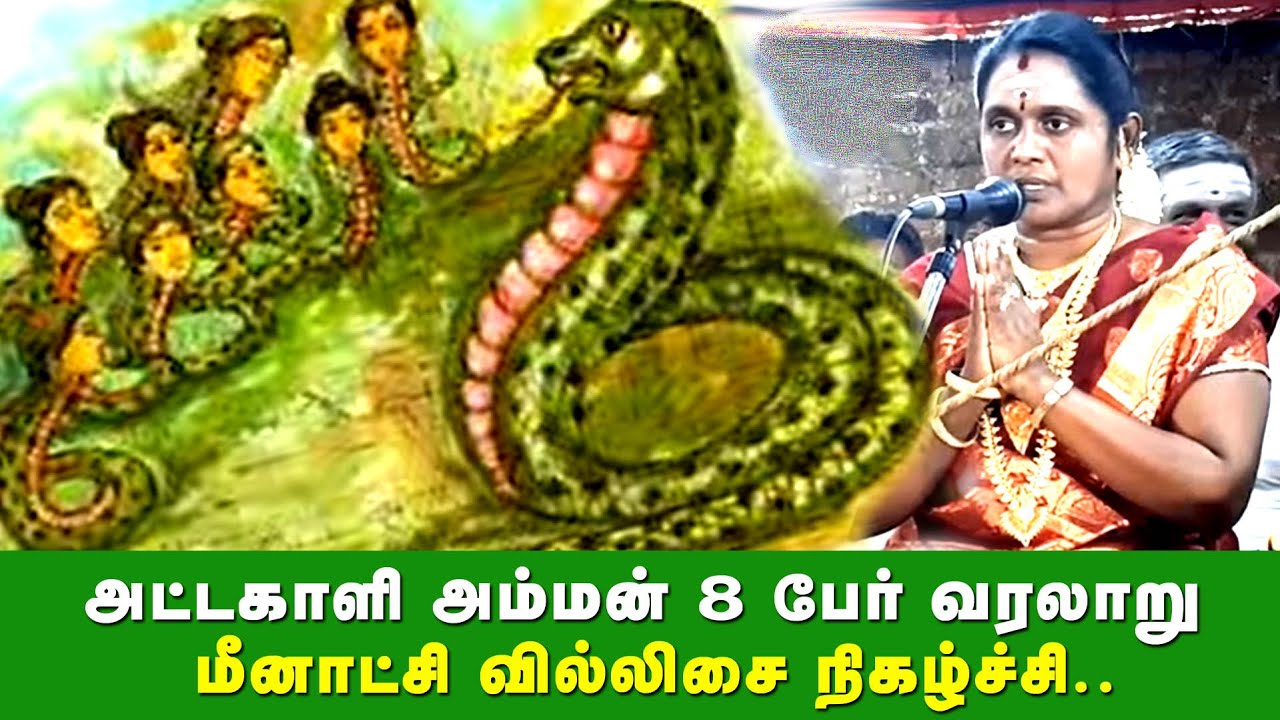 அட்டகாளி 8 பேர் பிறப்பு வளர்ப்பு | மீனாட்சி வில்லிசை குழு | வில்லிசை நிகழ்ச்சி