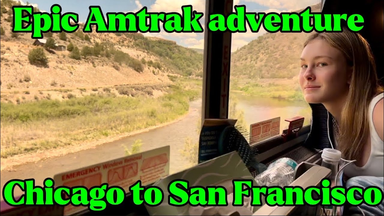 Cross Country by Train! Amtrak California Zephyr Chicago to San Francisco