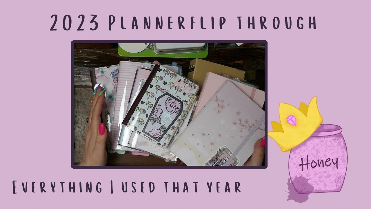 2023 Planner Flip Through | What I used while I was away!