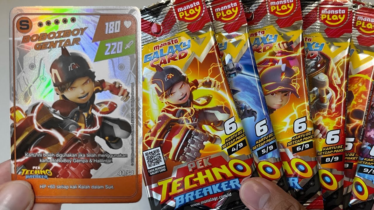 Unboxing Pek Techno Breaker Indonesia! | BoBoiBoy Galaxy Gentar