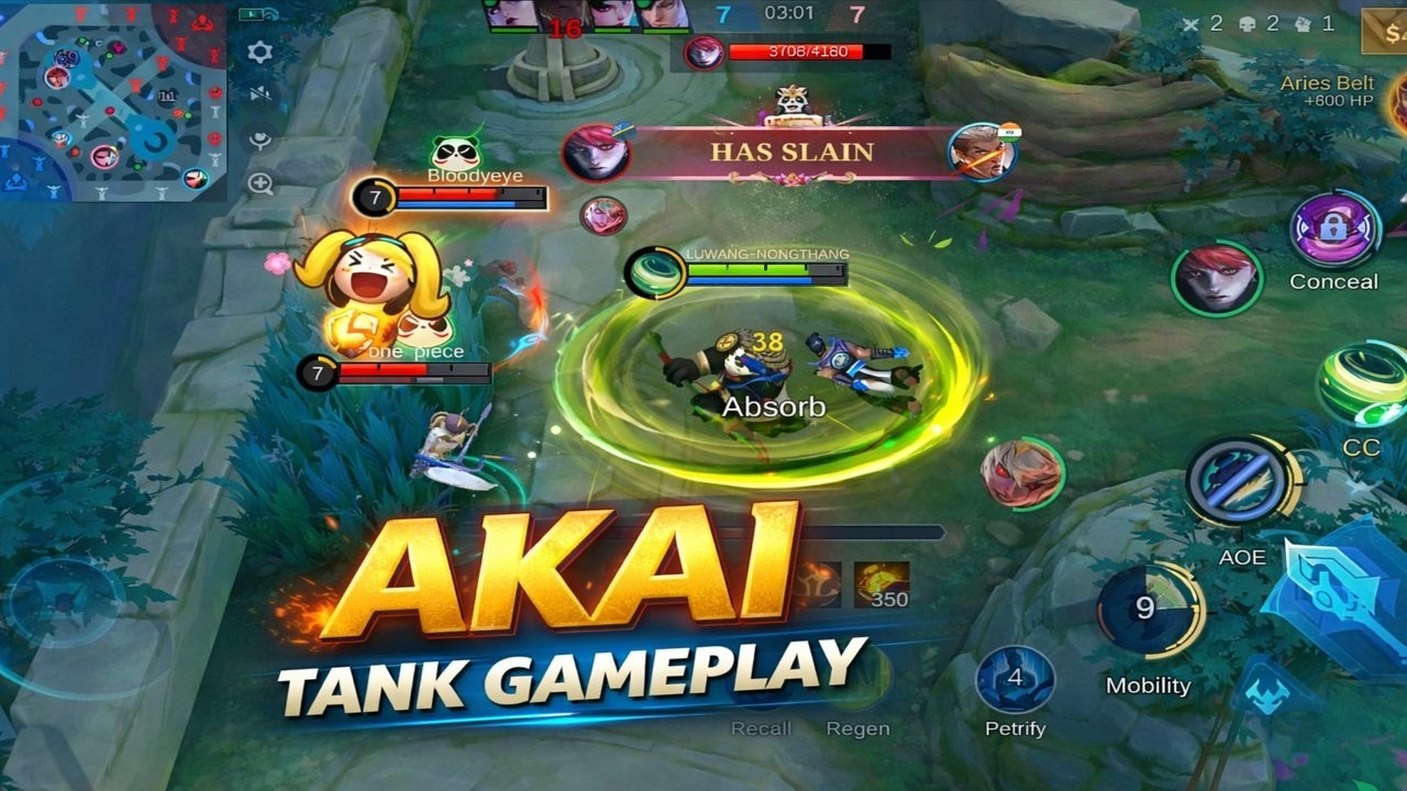 Akai Tank MLBB Gameplay 🔥 Ranked Rank Push | June Kh