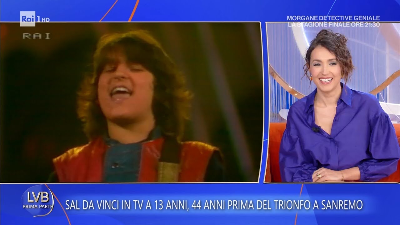 Sal Da Vinci, la prima apparizione in tv a 13 anni all'Ambrogino d'oro - La volta buona 18/03/2026