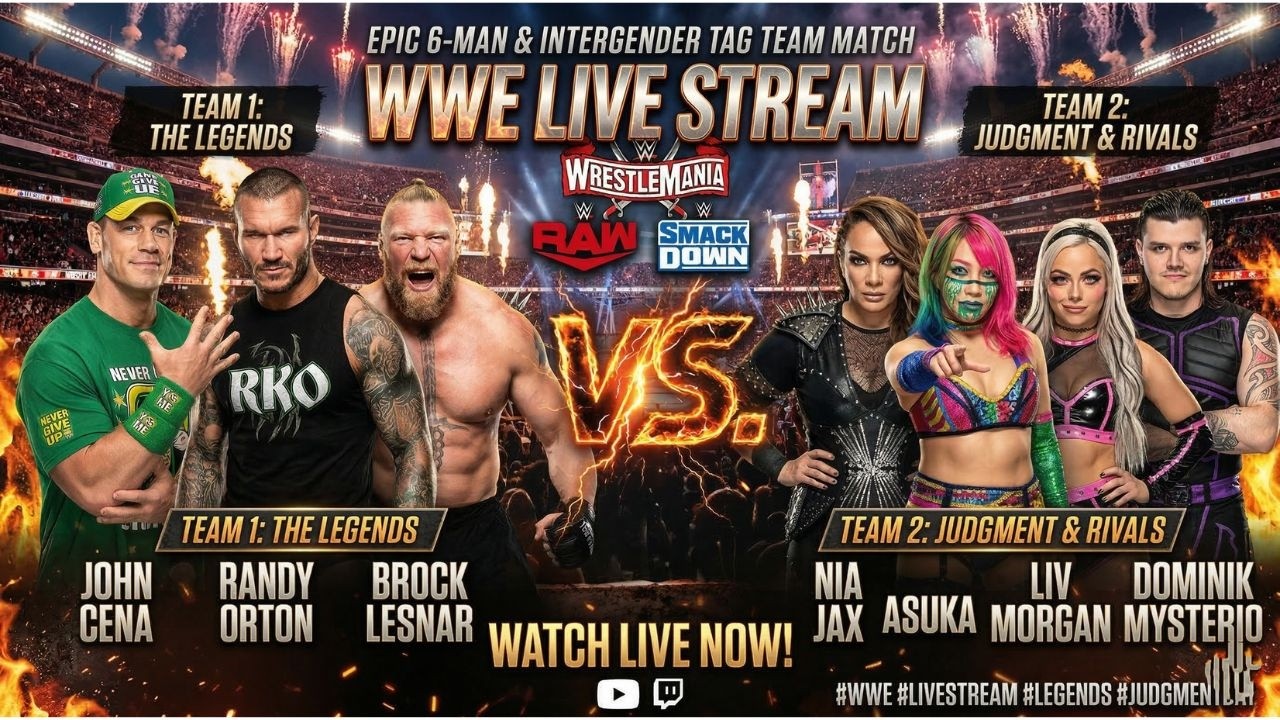 Cena, Orton, Lesnar vs  Asuca,Jax,Liv&Dom 🚜🐍|WWE 2K25 #verticallive #wwe2k25 #shorts
