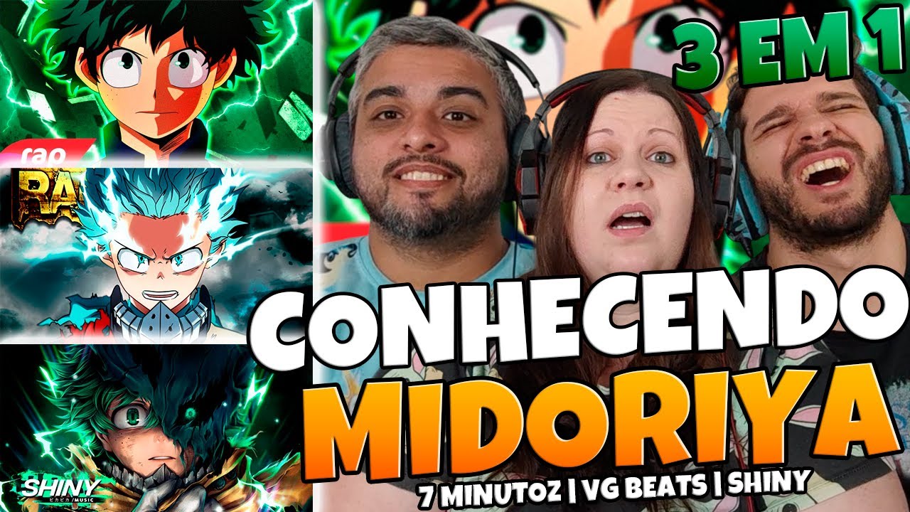 RAP MIDORIYA BOKU NO HERO | 7 MINUTOZ | SHINY Deku Dark | VG BEATS 100% ONE FOR ALL | FAMILY REACTS