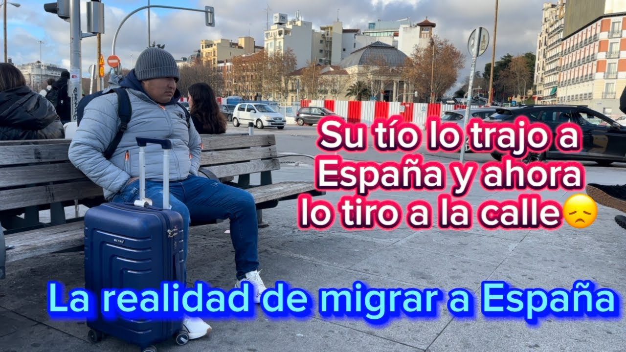 Si tío lo trajo a España y ahora lo tiro a la calle 😢