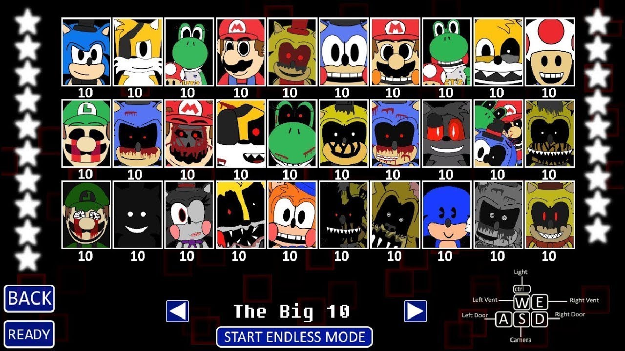 Five Nights At Sonic's Chaos Mode All Jumpscares