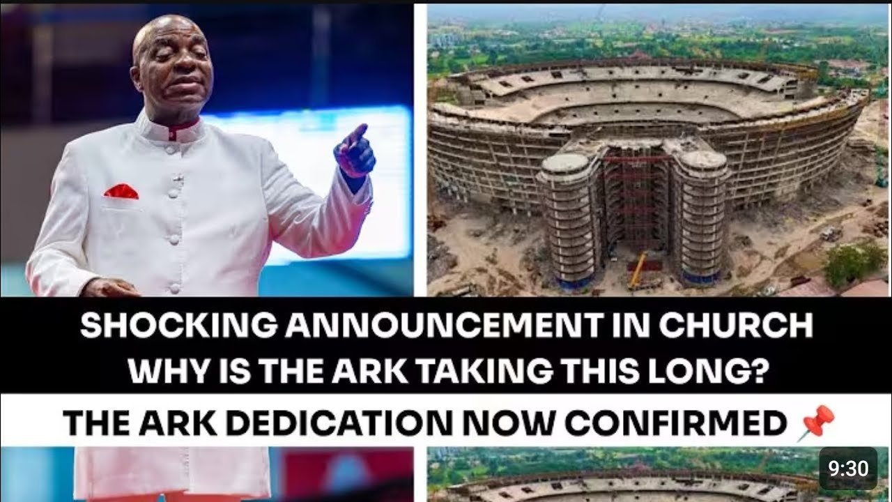 👉 “Breaking!🔥 Bishop Oyedepo Officially Sets The Ark’s 2026 Dedication Date — It’s Happening!”