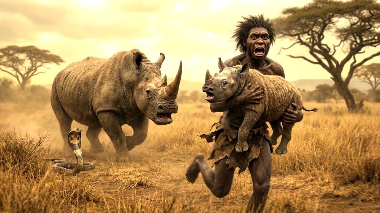 Documentaries | How Did Prehistoric Humans Survive a Cobra Attack and a Mother Rhino’s Chase?
